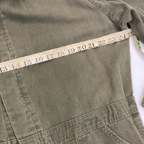 Military surplus flight suit coveralls jumpsuit olive drab green L XL - Picture 3 of 11